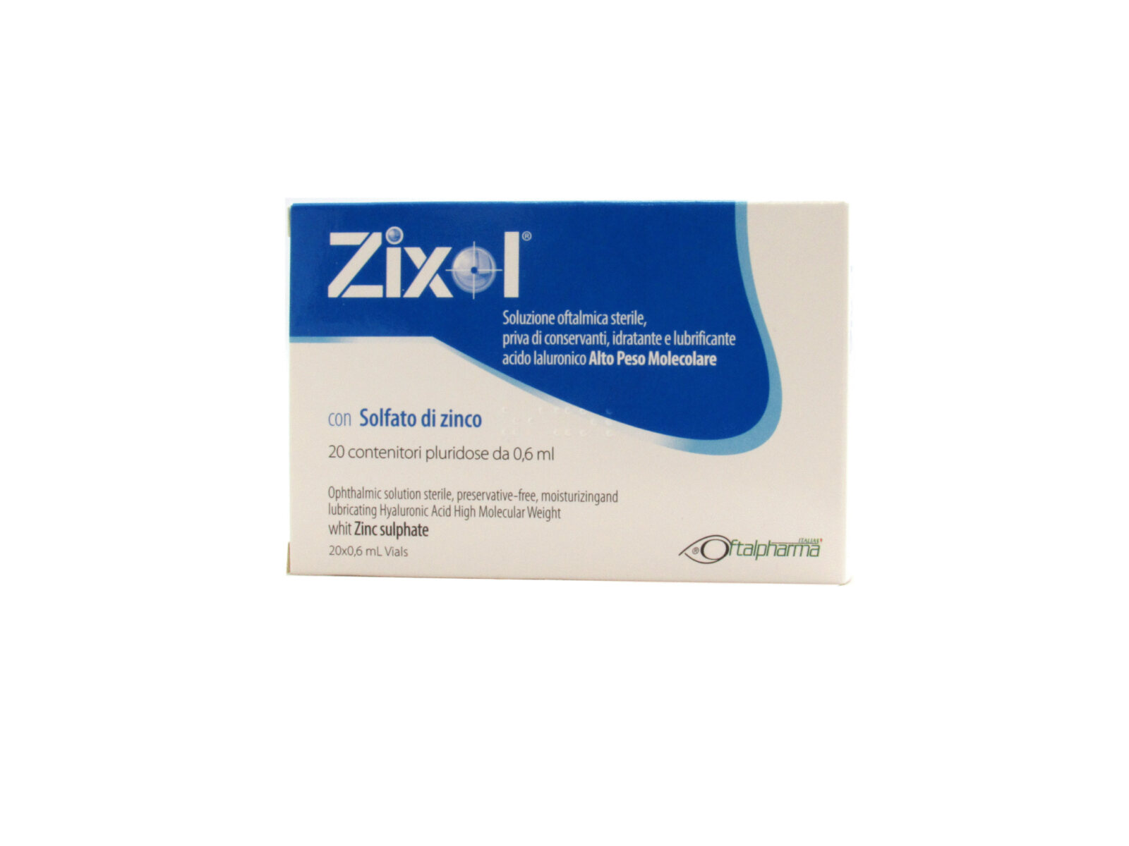 Oftalpharma Zixol Sostituto Lacrimale 20 x 0,6 ml