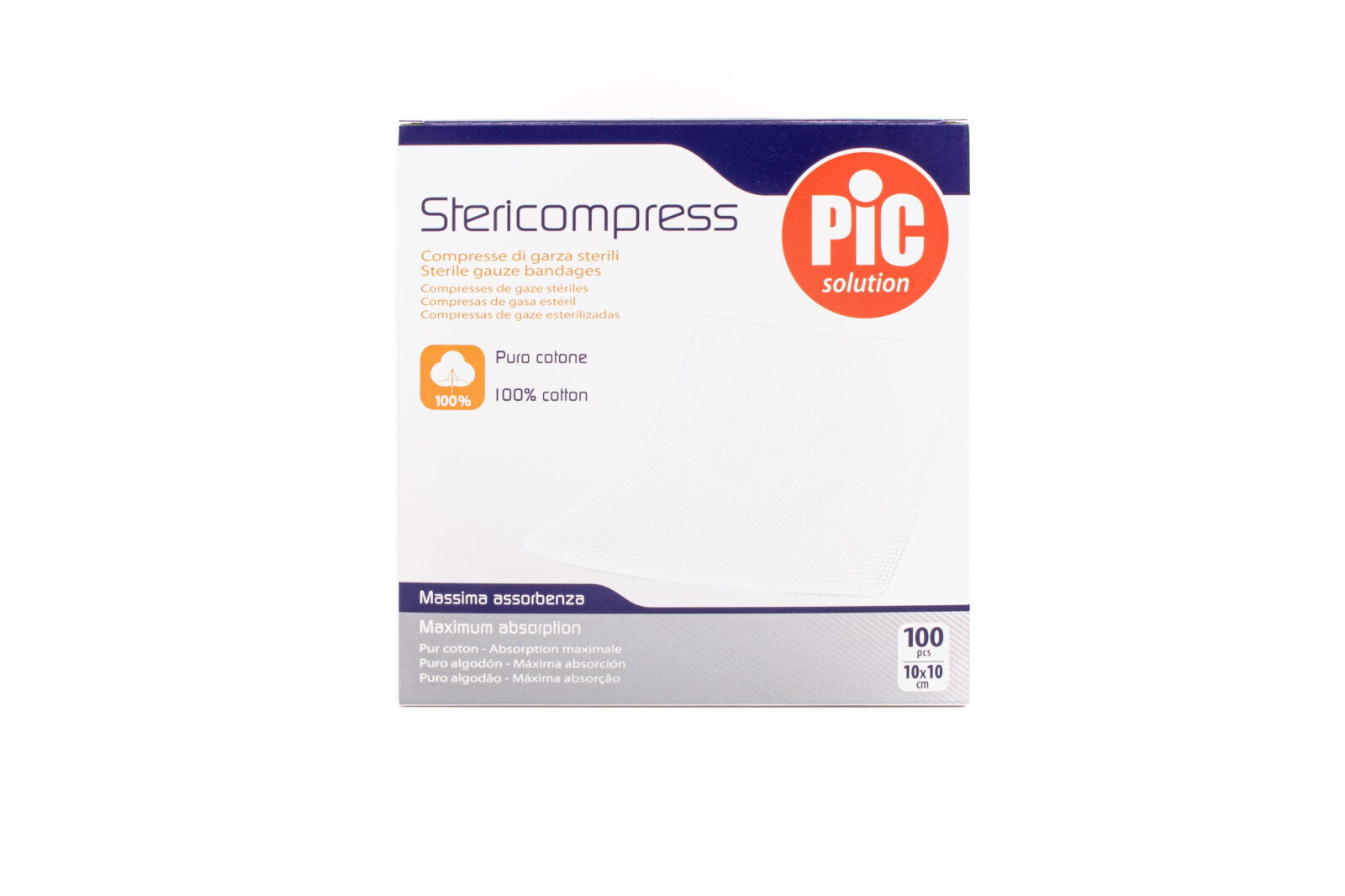PIC STERICOMPRESS Compresse Oculari Sterili Kit 4 conf. da 100 pezzi
