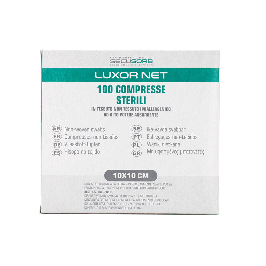 KIT Luxor Net Compresse Oculari Sterili Kit 4 conf. da 100 pezzi