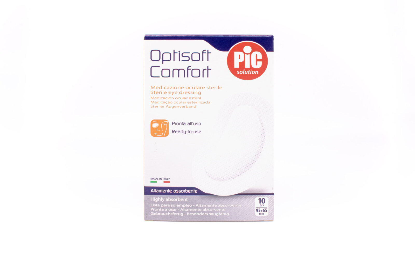 PIC OPTISOFT COMFORT Medicazione Oculare Sterile Kit 2 conf. da 10 pezzi