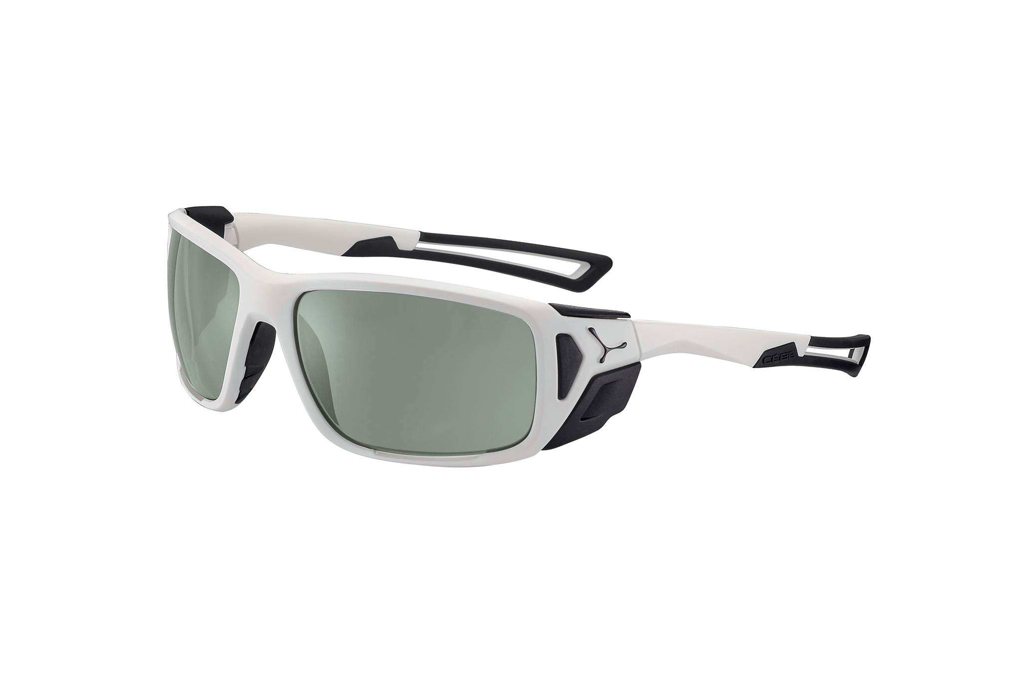 CÉBÉ PROGUIDE MATT WHITE BLACK Zone Vario Green Cat.2-4 Silver AF- CBPROG6  Occhiali Da Sole - Dalpasso Shop