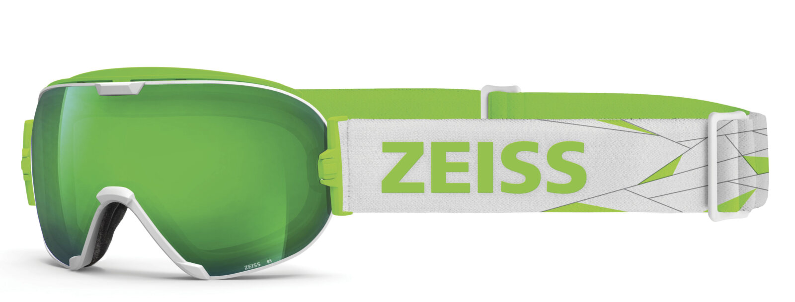 ZEISS INTERCHANGEABLE GOGGLES COMBO Fluo Green - ML Green / Super Silver- GGG08IN