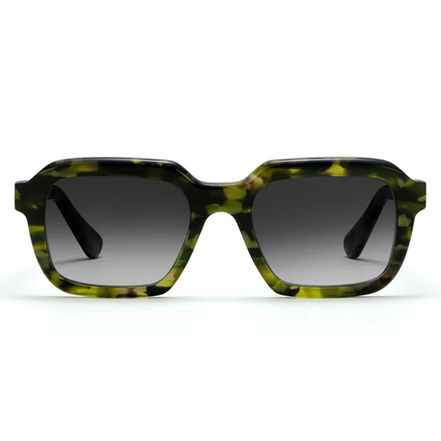 L.G.R RAFFAELLO for DVF Color Havana Bottle Green