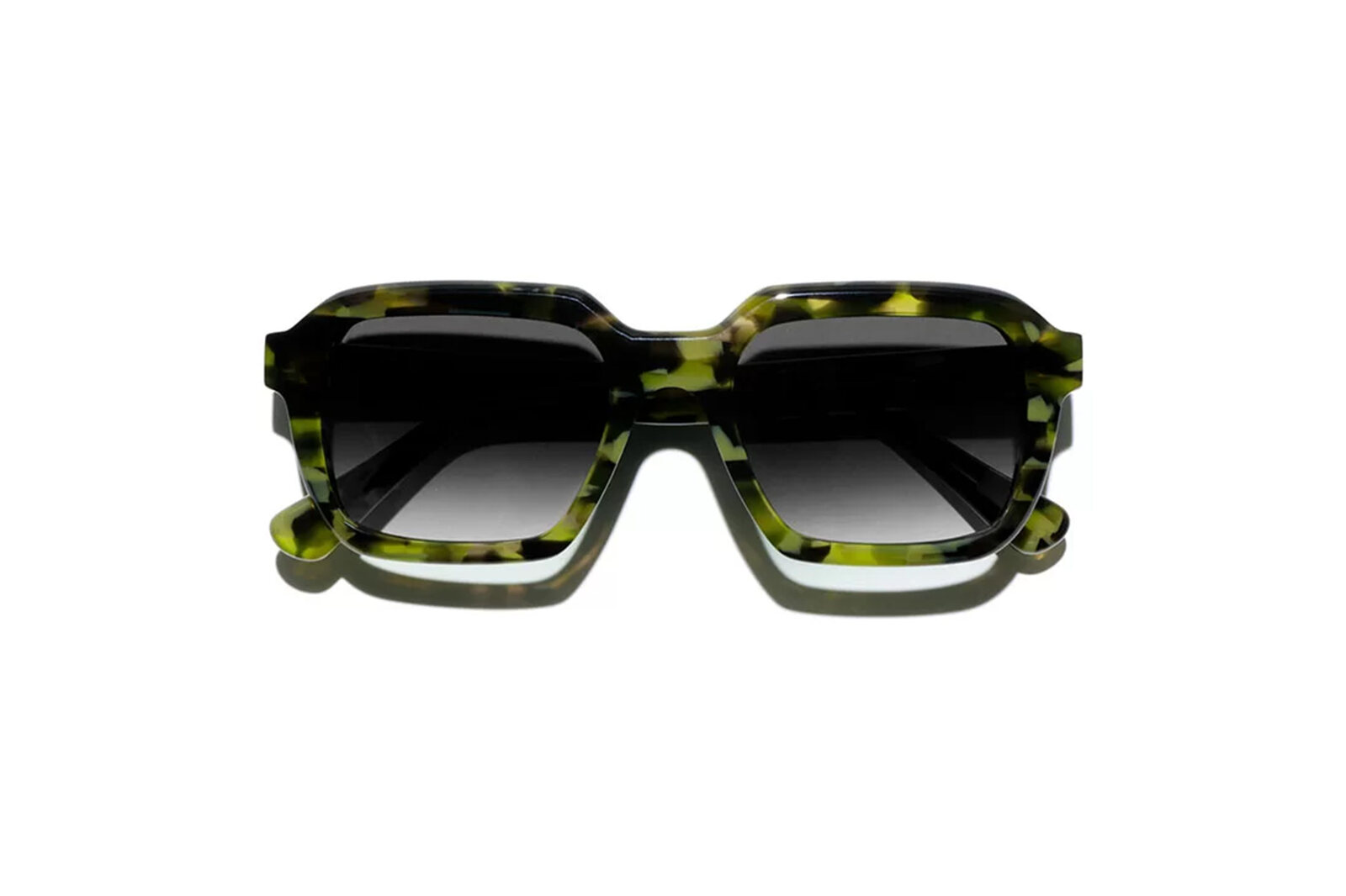L.G.R RAFFAELLO for DVF Color Havana Bottle Green - Image 3