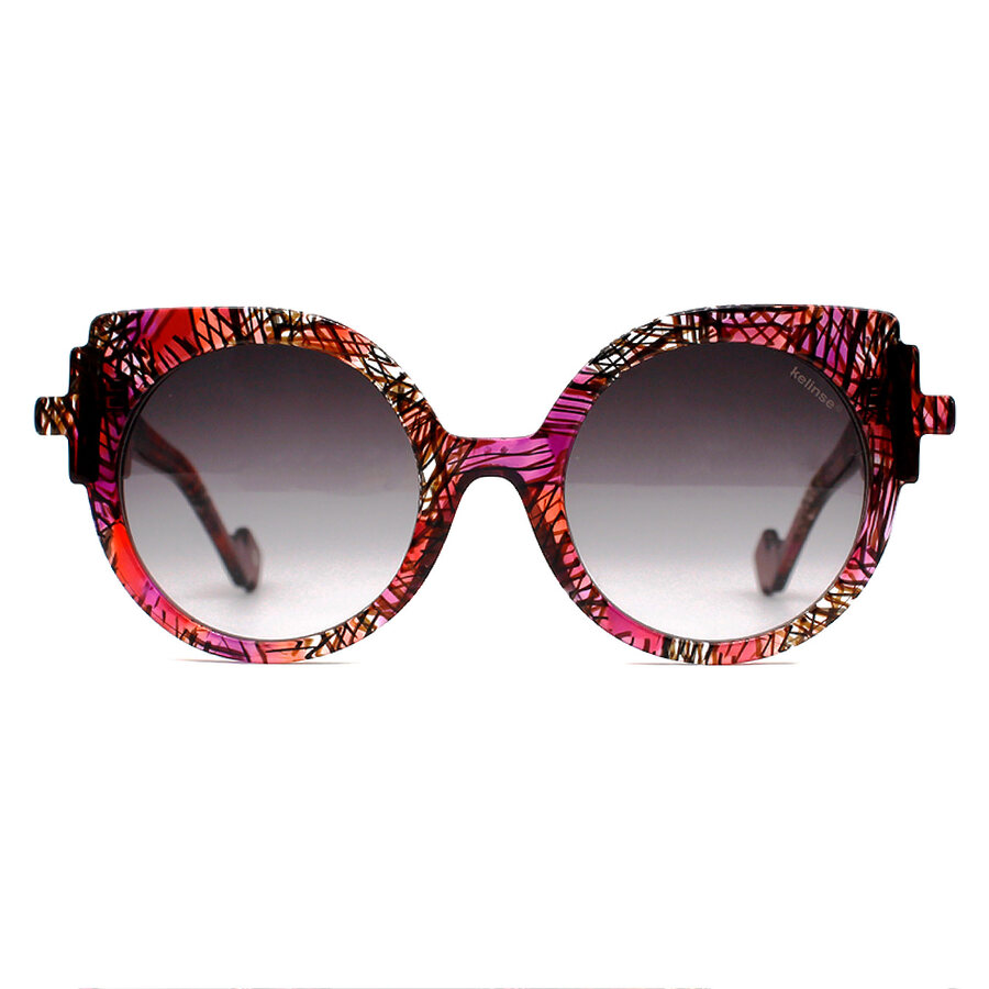 Kelinse Adam Colore black lines pink