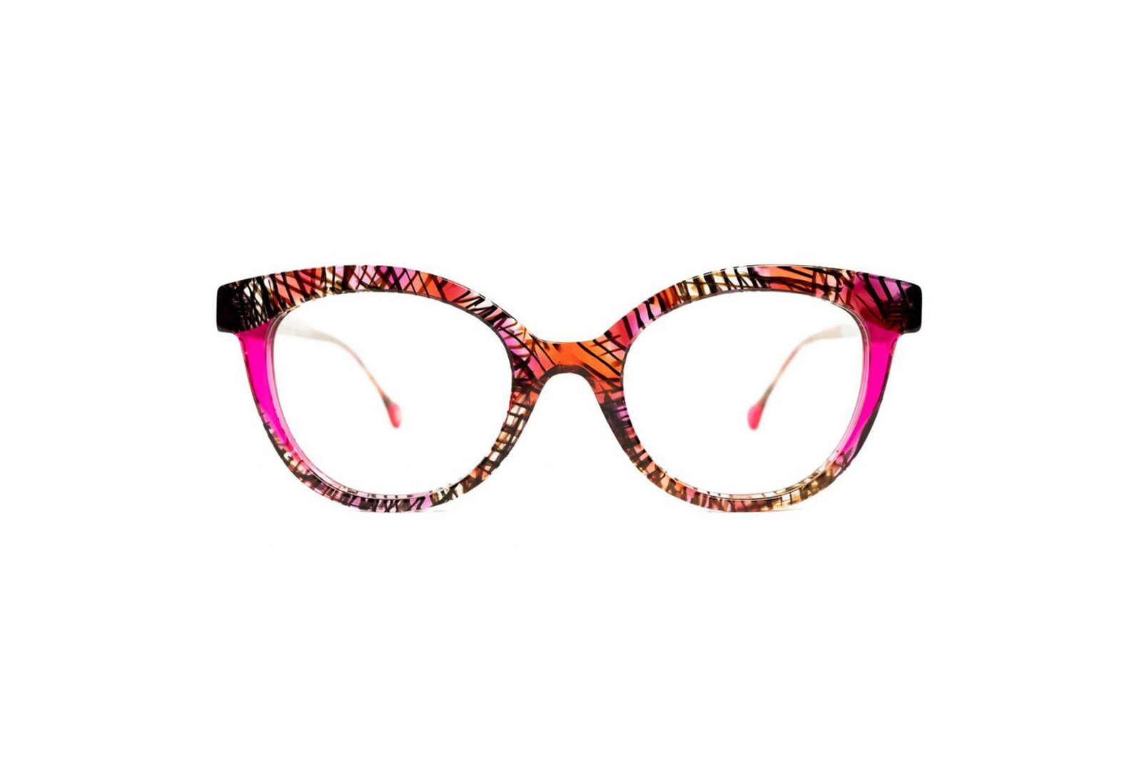Kelinse Mary Color transparentpink blackline