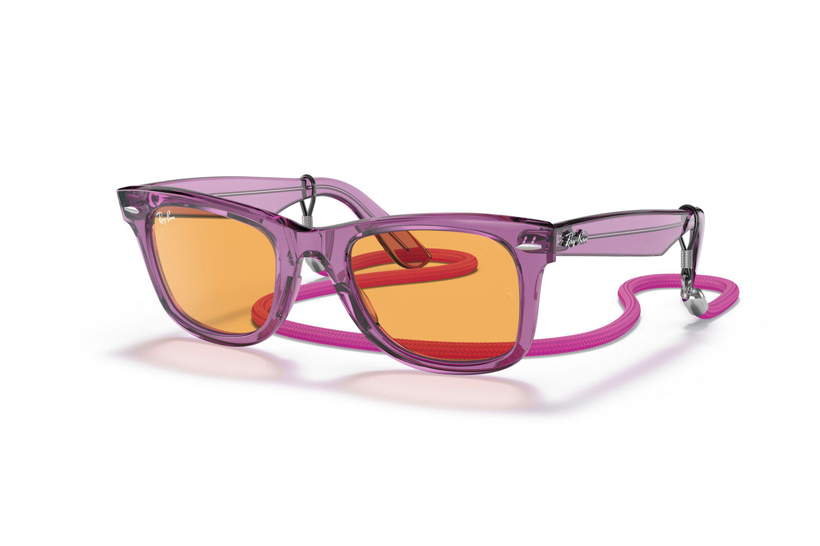 RAY BAN 2140 WAYFARER Color 661313 - Image 2