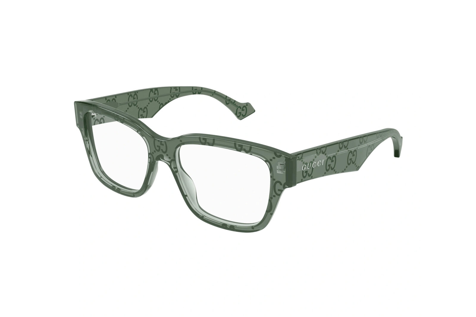 GUCCI GG1428O colore 012 green green transpare - immagine 2