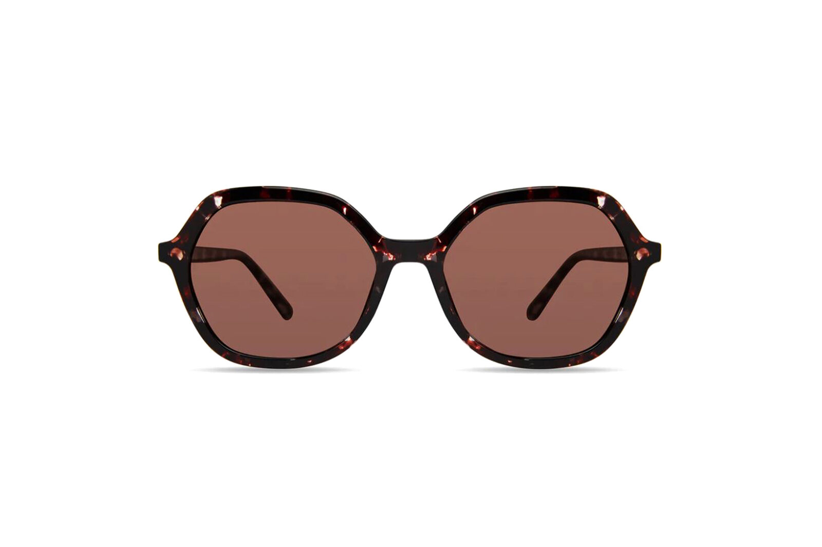 Eco CECELY - clip on color dark purple tort